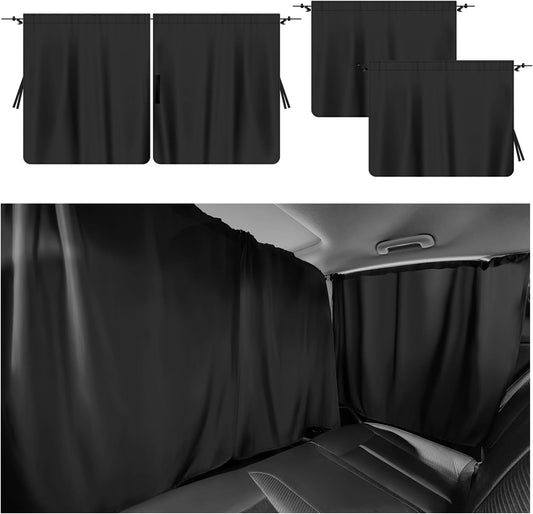 3PCS Car Black Out Window Covers Kit,Car Privacy Window Cover for Shading,Sun Protection and Privacy,Universal Sun Shade Car Camping Accessories for Most Cars Trucks Suvs